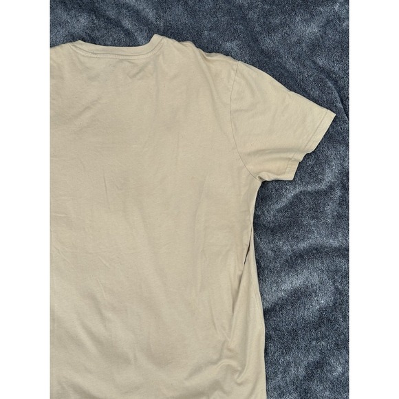 Guess Los Angeles Men's XL Tan Logo T-Shirt Short Sleeve Cotton Tee - Picture 11 of 13